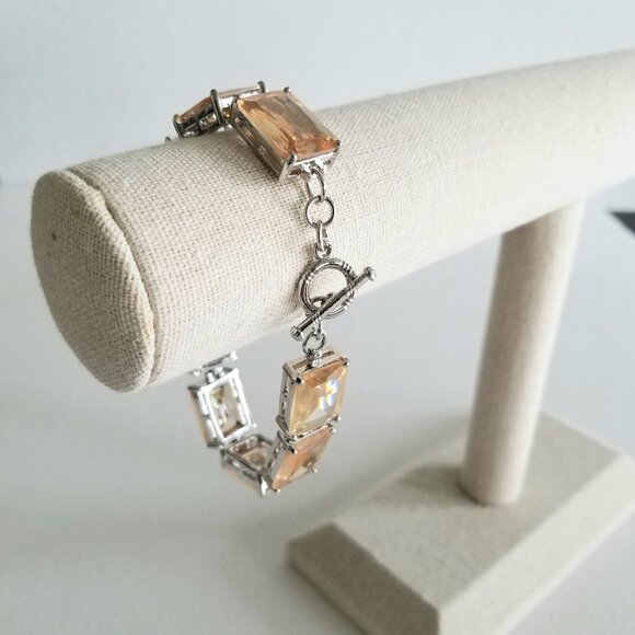Plus Size Cubic Zirconia Bracelets, NEW - Picture 13 of 15